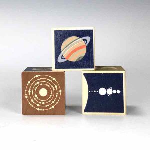 Wooden Planet Block Set